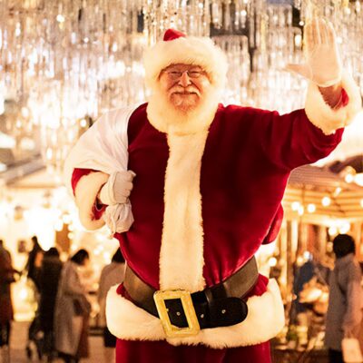 サンタクロースと写真を撮ろう！